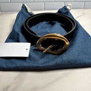 Good American Black Leather Studded Belt w/ Dust Bag BNWT XXS/XS Western Good American | Accessories | Good American Black Western  main image 4